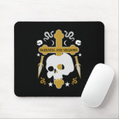 Goths Skull und Cross Mousepad (Mit Mouse)