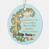 Gotisch Christliche Mama Keramik Ornament (Links)
