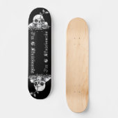 Gotisch-Mittelalterliches Skateboard (Vorderseite)