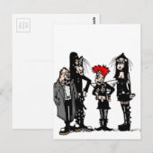gotisch postkarte (Vorne/Hinten)