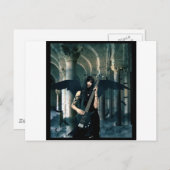 gotisch postkarte (Vorne/Hinten)