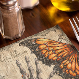 gotisch | Schmetterling | Skeletthand | VIKTORIANI Serviette