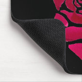 Gotische abstrakte Rose Aquarellkunst Mousepad (Ecke)