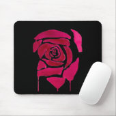 Gotische abstrakte Rose Aquarellkunst Mousepad (Mit Mouse)