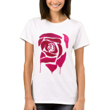 Gotische abstrakte Rose Aquarellkunst