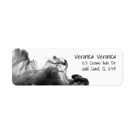 Gotische Adresse Ihres Logos Smokey (Vorne)