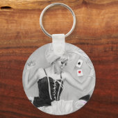 Gotische Alice im Wunderland FallingKeychain Schlüsselanhänger (Vorderseite)