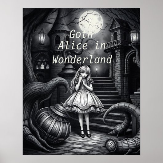Gotische Alice im Wunderland herunterladen Poster (Vorne)