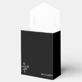 Gotische Aquarellfarben-Rose Geschenkschachtel (Geöffnet)