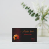 Gotische Art Visitenkarte (Stehend Vorderseite)