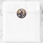 Gotische Auferstehung Runder Aufkleber (Tasche)