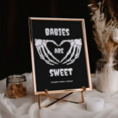 Gotische Babys sind süße Halloween-Kinderduschkart Einladung