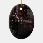 Gotische Ball Room Oval Ornament (Vorne)