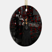 Gotische Ball Room Round Ornament (Rechts)