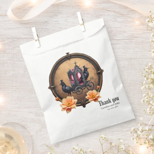 Gotische Beförderung mit Ravens und Rose Geschenktütchen (Ausgeschnitten)