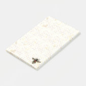 Gotische Biene Post-it Klebezettel (angewinkelt)