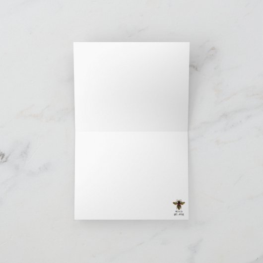 Gotische Bienen und Rose (Innenseite)