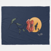 Gotische Blume Fleecedecke (Vorderseite (Horizontal))