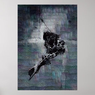 Gotische Blume Poster