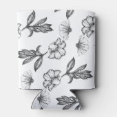 Gotische Blume Tätowierung Kinderdusche Dosenkühler (Rückseite)