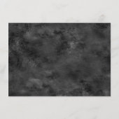 Gotische Blumenzettel Begleitkarte (Rückseite)