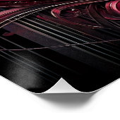 Gotische Bögen Glossy Poster (Ecke)