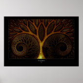 Gotische Bögen Poster (Vorne)