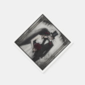 gotische Braut und Bräuche Serviette (Ecke)