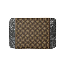 Gotische Bronze Badematte