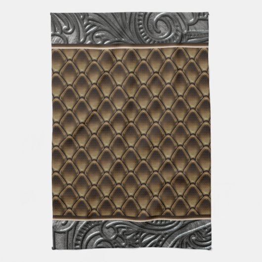 Gotische Bronze Geschirrtuch (Vertikal)