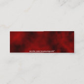 gotische buisiness Karte (Rückseite)