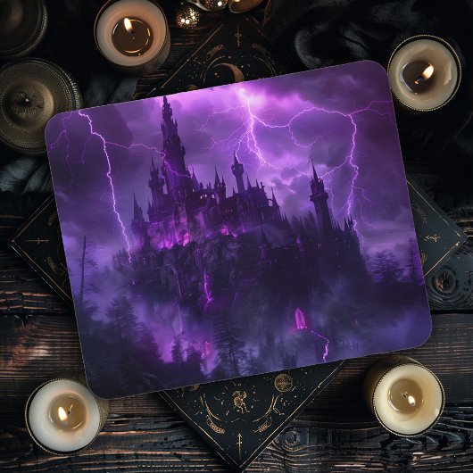 Gotische Burg auf den Felsen Mousepad
