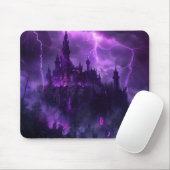 Gotische Burg auf den Felsen Mousepad (Mit Mouse)