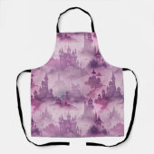 Gotische Burgen in Mist - Spuk Fantasy Halloween Schürze (Vorderseite)