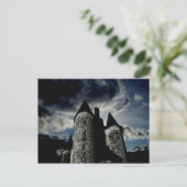 Gotische Burgszene Postkarte (Stehend Vorderseite)