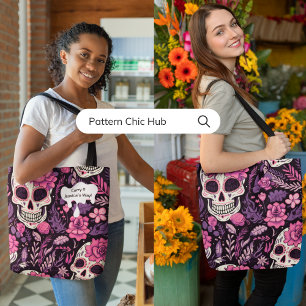 Gotische Coole Blume Zuckerhut Moderne Elegant Tasche