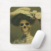 Gotische Dame Skeleton Mousepad (Mit Mouse)