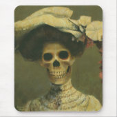 Gotische Dame Skeleton Mousepad (Vorne)