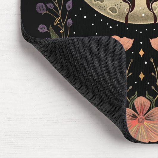 Gotische Darstellung des Nachthimmels Mousepad (Ecke)