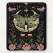 Gotische Darstellung des Nachthimmels Mousepad (Vorne)