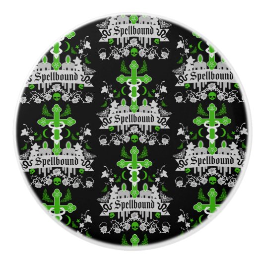 gotische Dekorative Keramikknauf (Vorderseite)