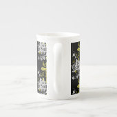 gotische Dekorative Porzellantasse (Rückseite)