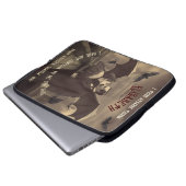 Gotische Dracula und Viktorianische Schönheit Pers Laptopschutzhülle (Vorne Knopf)