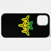 Gotische Dreifachklinge iPhone Hülle (Rückseite (Horizontal))