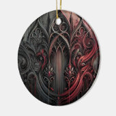 Gotische Elegance Keramik Ornament (Links)