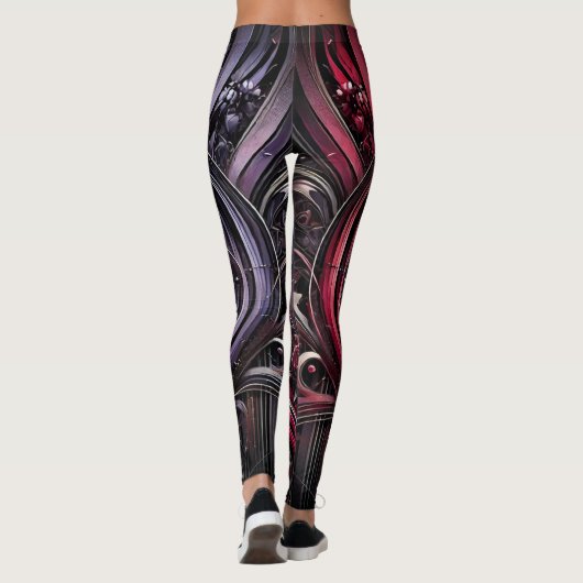 Gotische Elegance Leggings (Rückseite)