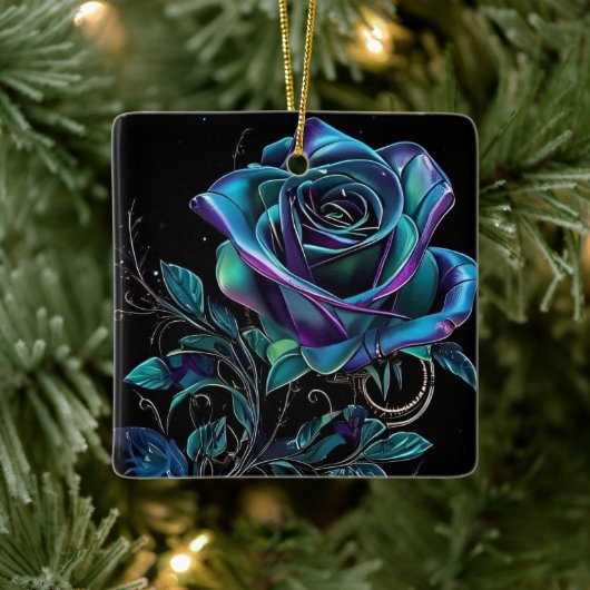 Gotische Elegance Weihnachten Keramikornament (Baum)