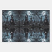 Gotische Eleganz - Drei Designs Geschenkpapier Set (Vorderseite 3)