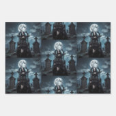 Gotische Eleganz - Drei Designs Geschenkpapier Set (Vorderseite 2)