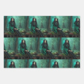 Gotische Eleganz - Drei Designs Geschenkpapier Set (Vorderseite)